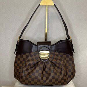 Pre-loved Louis Vuitton LV Damier Ebene Sistina MM